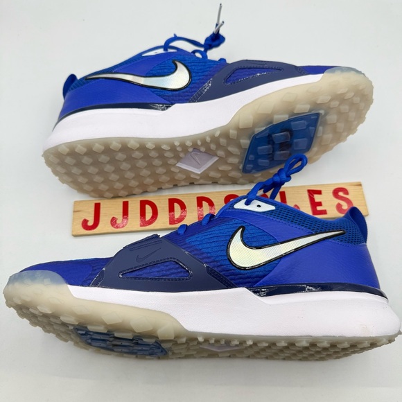 Nike Air Zoom Diamond Elite Turf Baseball Shoes Blue White Promo Men’s Sz 11.5 main image 6